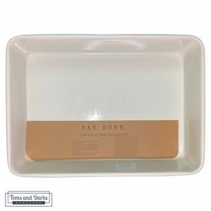 Rae Dunn HOMEMADE 9" x 13" Baking Pan in White